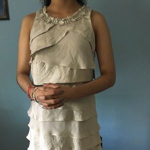 S.L. FASHIONS Ivory Dress